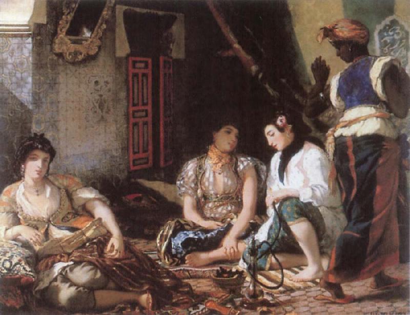Eugene Delacroix Algerian Women in their Chamber Germany oil painting art